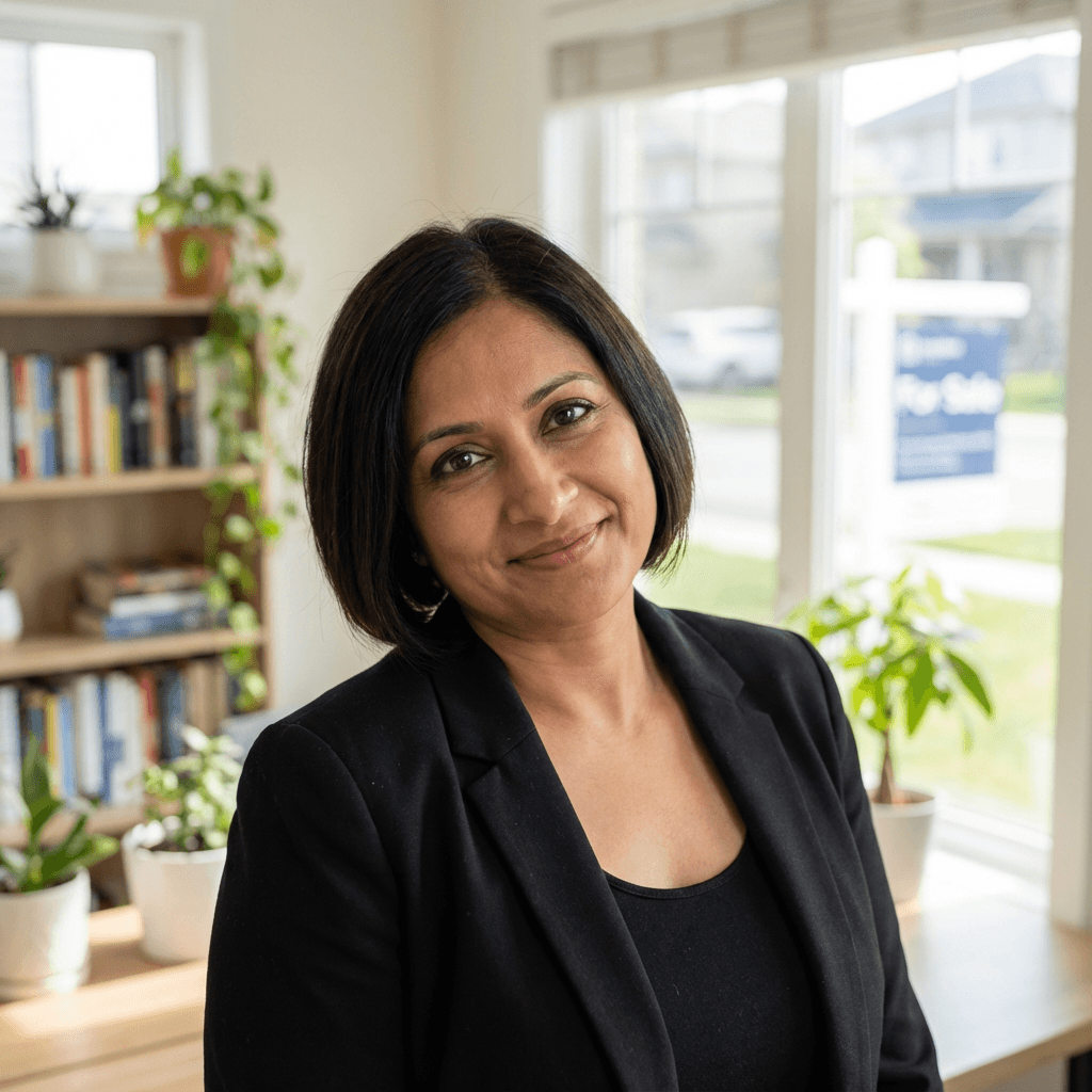 Priya Sharma smiling in professional setting